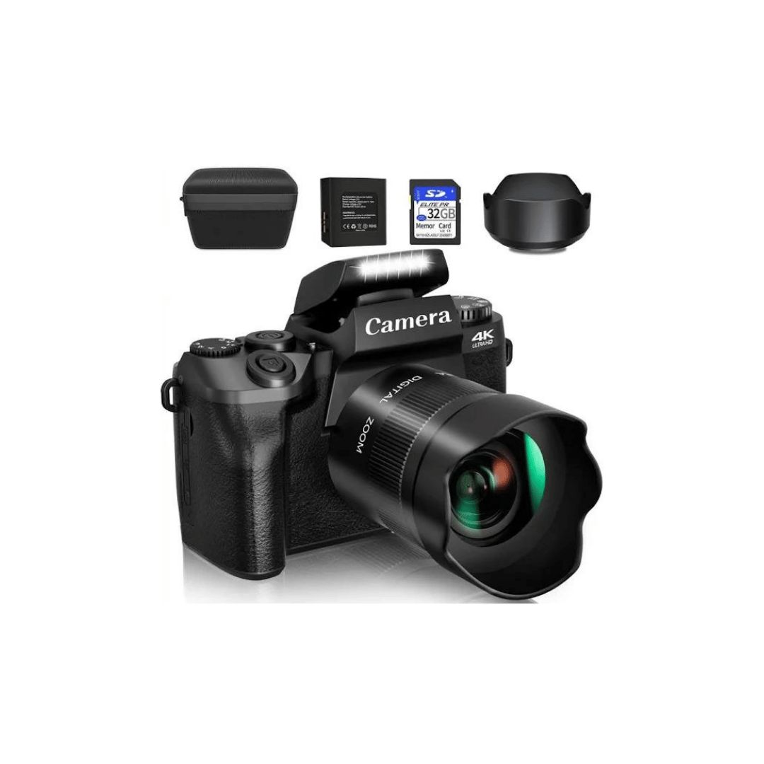  Upgraded 4K 64MP Digital Camera for Photography 